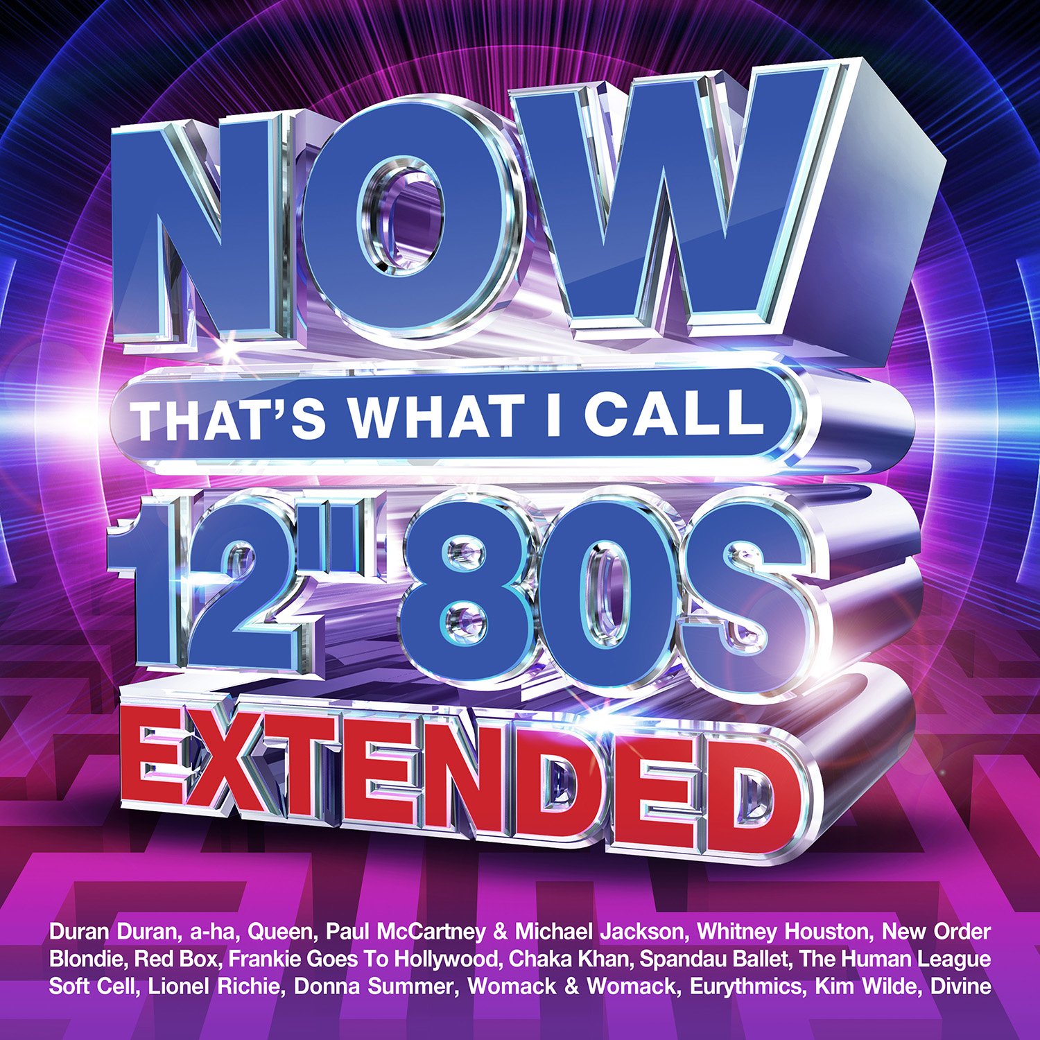 VA - NOW That’s What I Call 12'' 80s: Extended [4CD] (2021) [16bit Flac + mp3]
